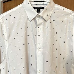 Banana Republic non-iron cotton dress shirt Medium Tall